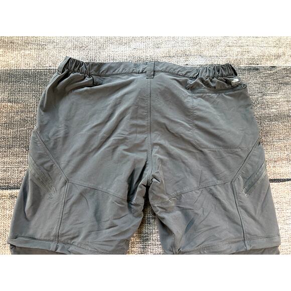 The North Face Men's XXL Grey Convertible Zip Off Pants Hiking Outdoor - Picture 8 of 11